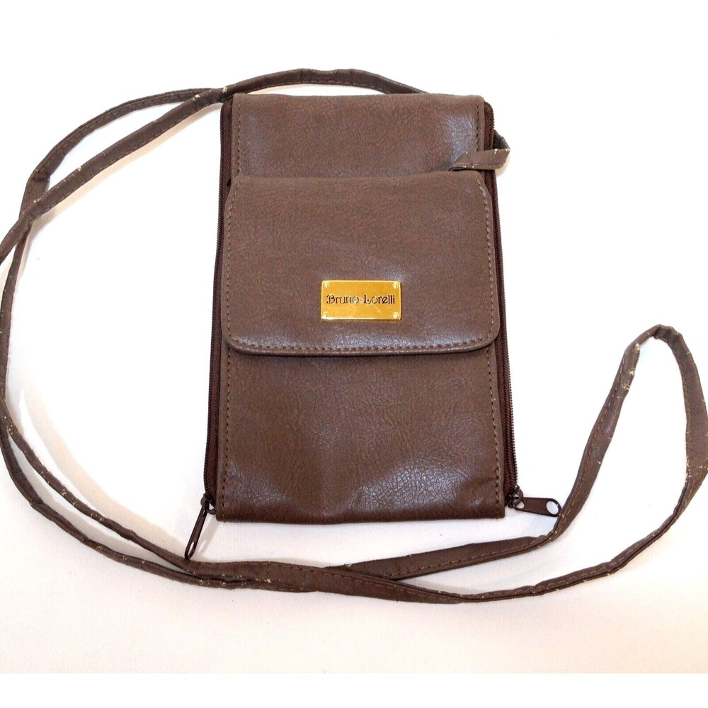 Women Single Shoulder Crossbody Bag Purse Pocketbook Phone Holder Bruno Lorelli